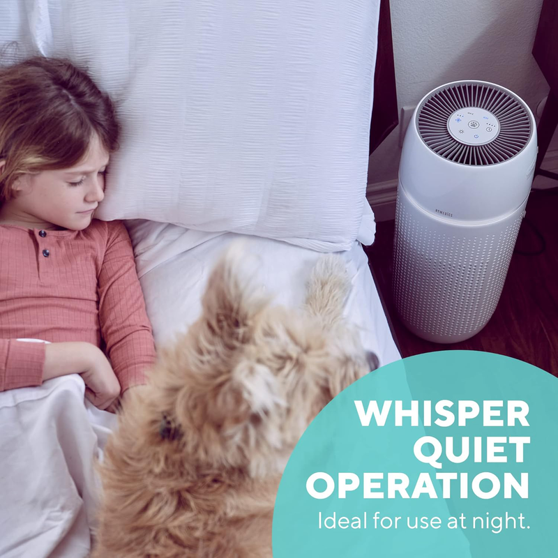 Homedics Air purifier 5σε1 καθαριστής αέρα με hepa φίλτρο για κατοικίδια (ap-pet35wt), , medium-null