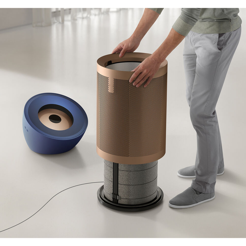 Bp04 purifier big+quiet formaldehyde prussian blue/gold-null