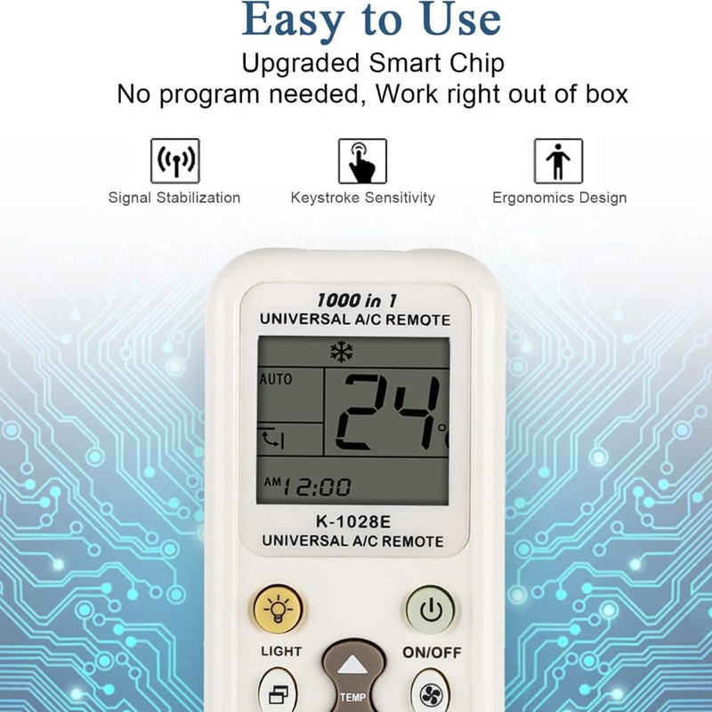 Product image: Green lyca universal τηλεχειριστήριο για κλιματιστικά as-32483, , medium-null