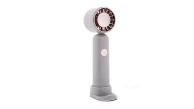Portable hurricane rechargeable fan – powerful wind with base & phone holder, , medium
