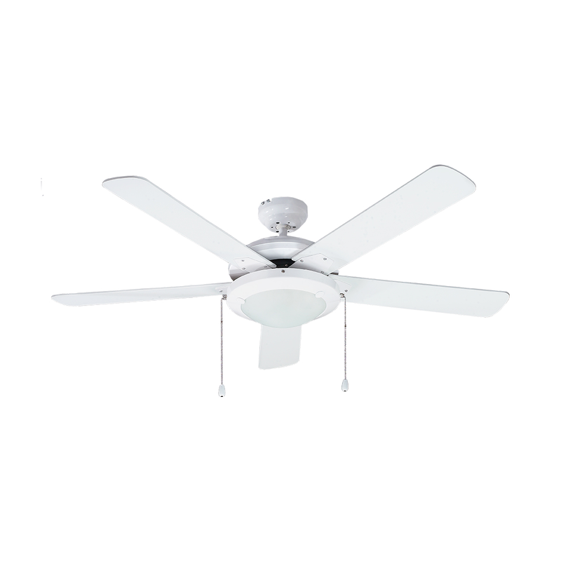 Otto ceiling fan 52 '' (130cm) d52018 5 wings 1 light nickel image number null