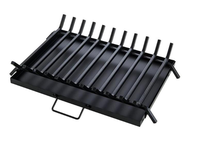 Bronx fireplace grate with ash tray, , medium