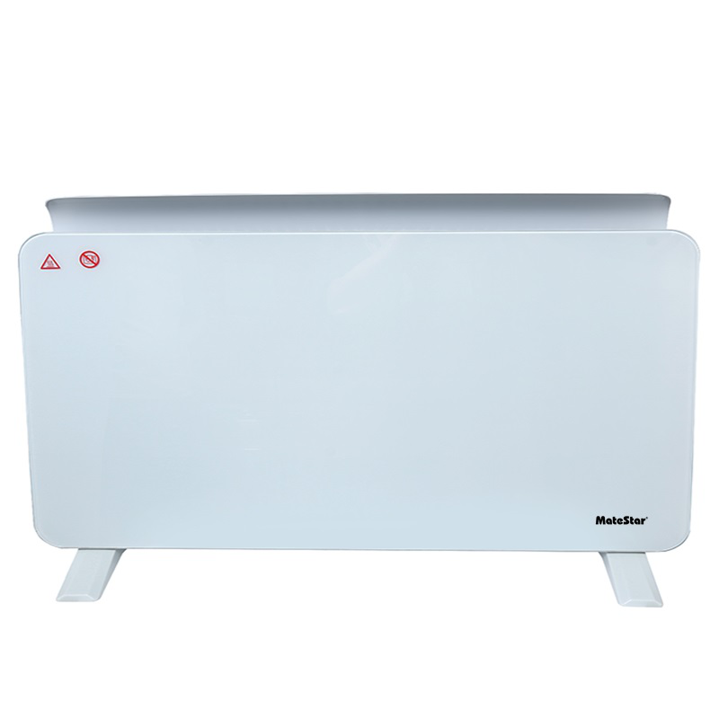 Matestar mat-2001gl glass panel heater 2kw white, , medium-null