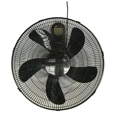 Domotec d44018 wall mount fan 18" with remote control, Black, medium