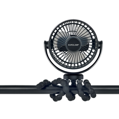 Eurolamp USB fan 12inches 5w, Black, medium