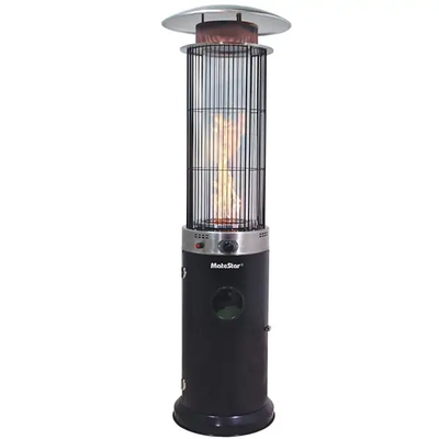 Matestar patio area heater glass tube mat-spr, Black, medium