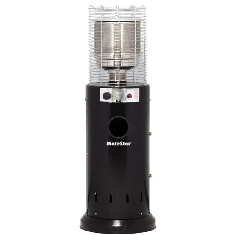 Matestar patio area heater steel black mat-h1bk, , medium-null