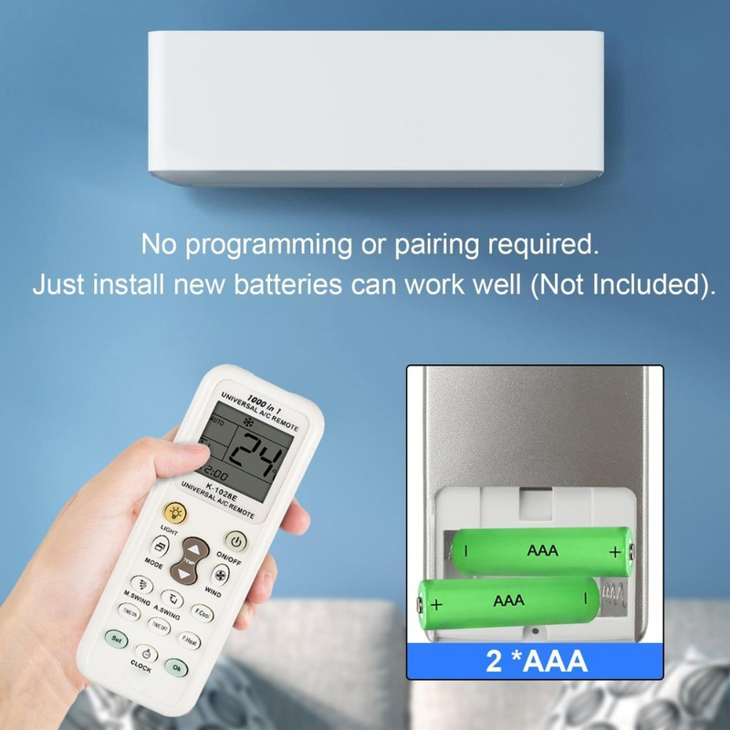 Product image: Green lyca universal remote control for Air conditioners (as-32483), , medium-null