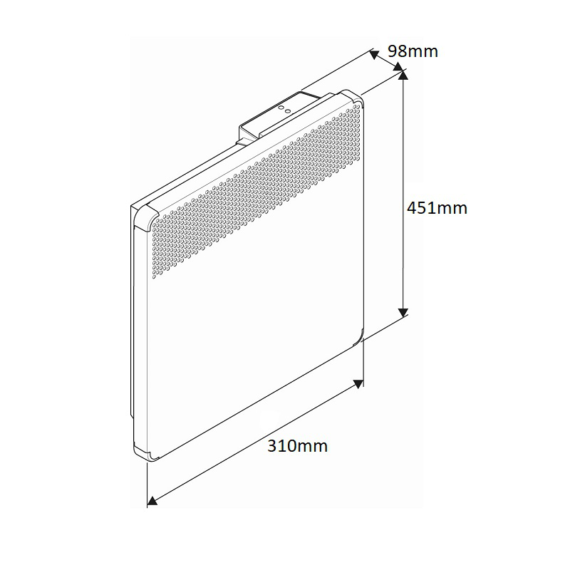Product image: Bosch hc 4000-5 heat convector 500w, , medium-null