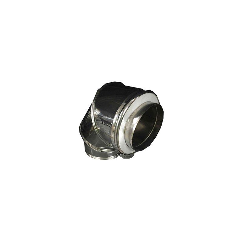 Fireplace corner insulated s/s d200mm image number null