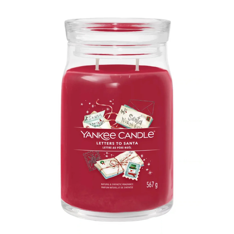 Product image: Yankee candle large letters to santa signature jar candle 657g, , medium-null