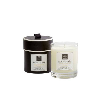 Apivita natural candle orange cedarwood & clove candles 235g