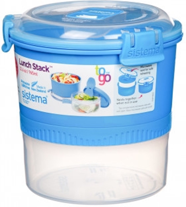 Sistema to go lunch stack 965ml - assorted colors, , medium-null