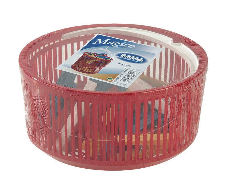 Tontarelli  peg basket+15 clothes pegs, , medium-null
