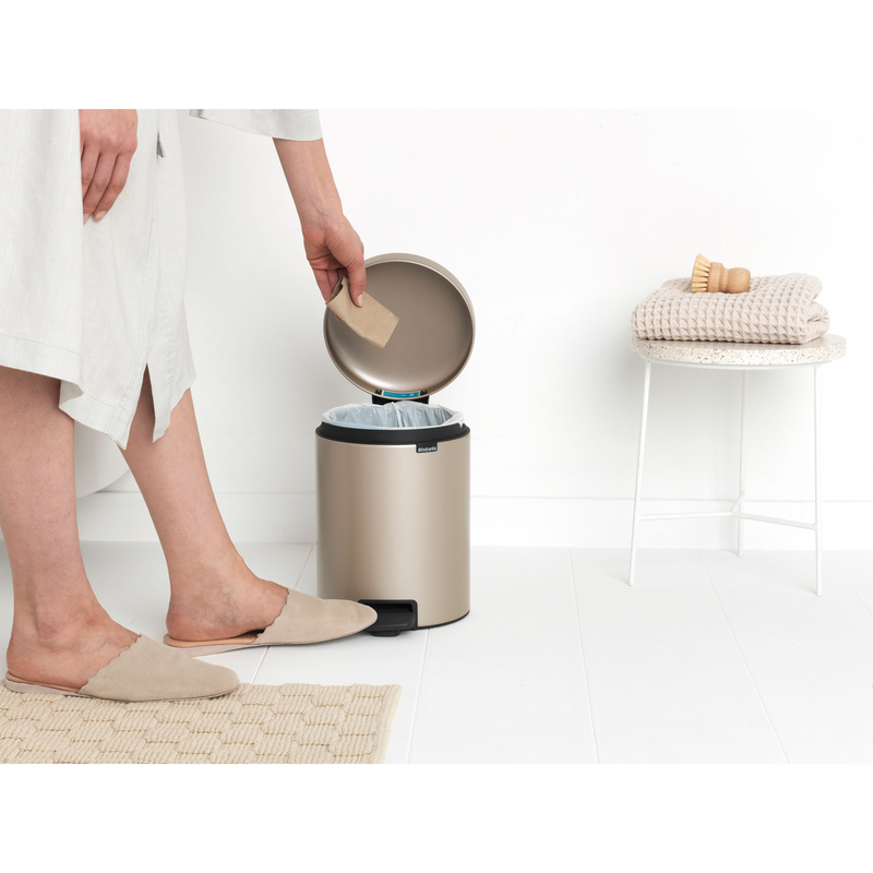 Product image: Brabantia new icon pedal bin 5l - champange, , medium-null
