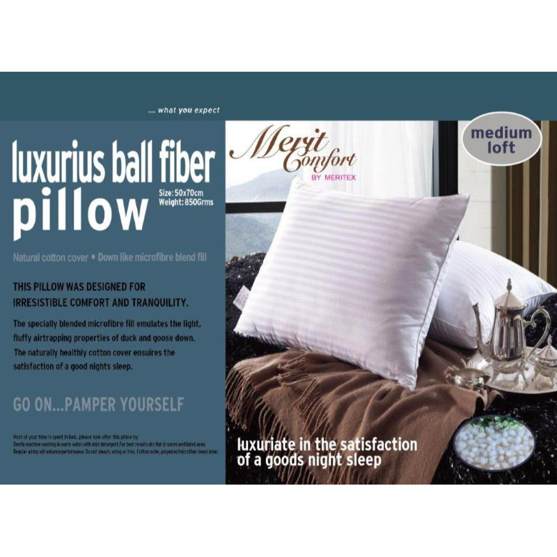 Ball fiber pillow 50x70cm, , medium image number null