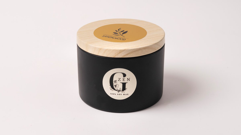 Soy scented  candle | 225gr | Sandalwood-null