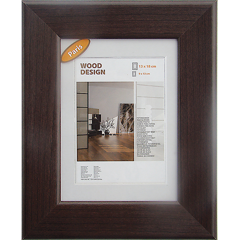 The wall art paris photo frame 42x59.4cm dark brown, , medium-null