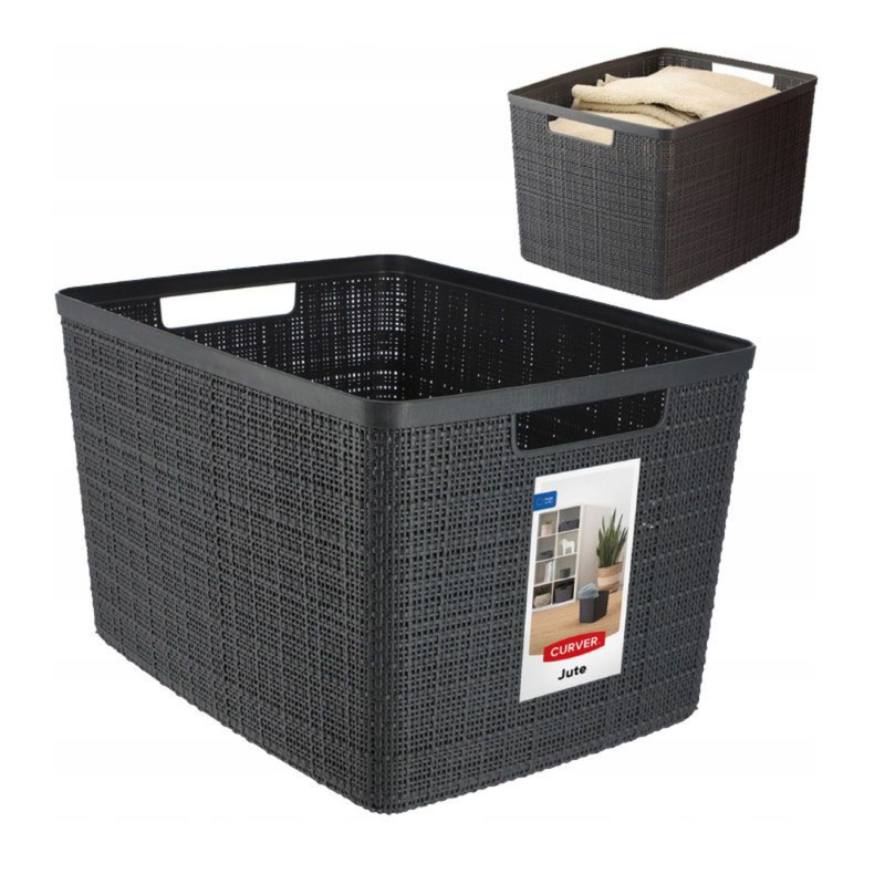 Curver jute &kappa;&alpha;&lambda;ά&theta;&iota; &alpha;&pi;&omicron;&theta;ή&kappa;&epsilon;&upsilon;&sigma;&eta;&sigmaf; ''l'' 36 x 28 x 23cm &gamma;&kappa;&rho;&iota;, , medium-null