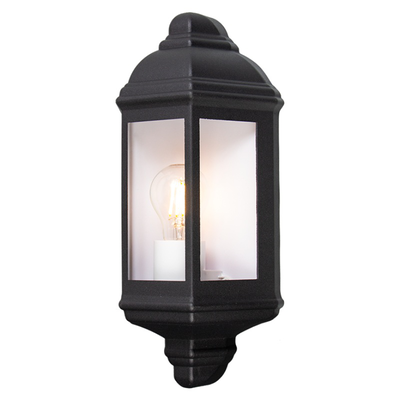Sunlight 1xe27 (max.60w) wall flash light aluminum matte black ip44 l175xw95xh360mm, , medium
