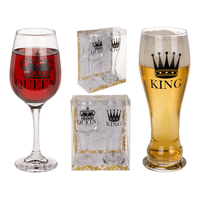 Drinking glass, king queen, for approx. 600