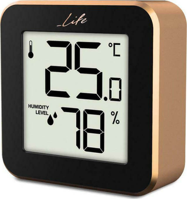 Life 221-0228 aluminium mini rose gold thermometer, , medium