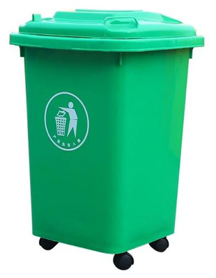 Bidone bin with wheels 60l - green, , medium