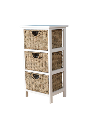 Tina wooden cabinet with 3 baskets, , medium