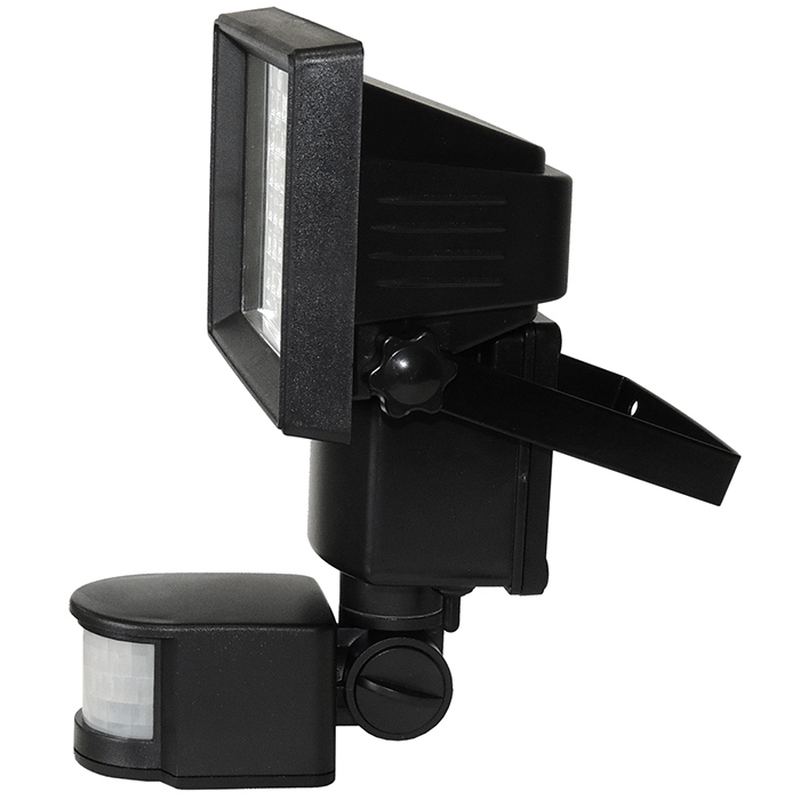 Ezsolar led solar wall floodlight motion detector black, , medium-null