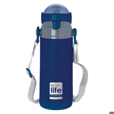 Ecolife kid thermos 400ml - blue, Blue, medium