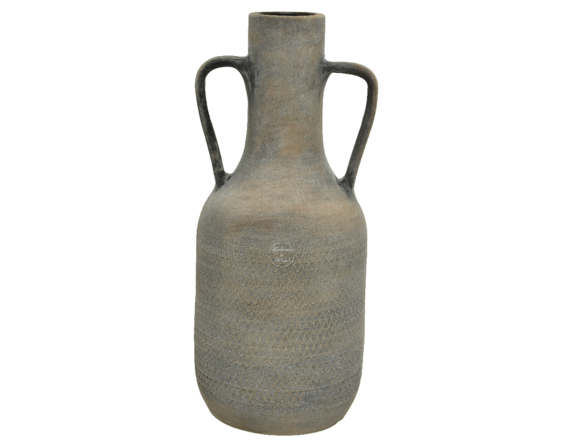 Vase terracotta dark brown, , medium-null