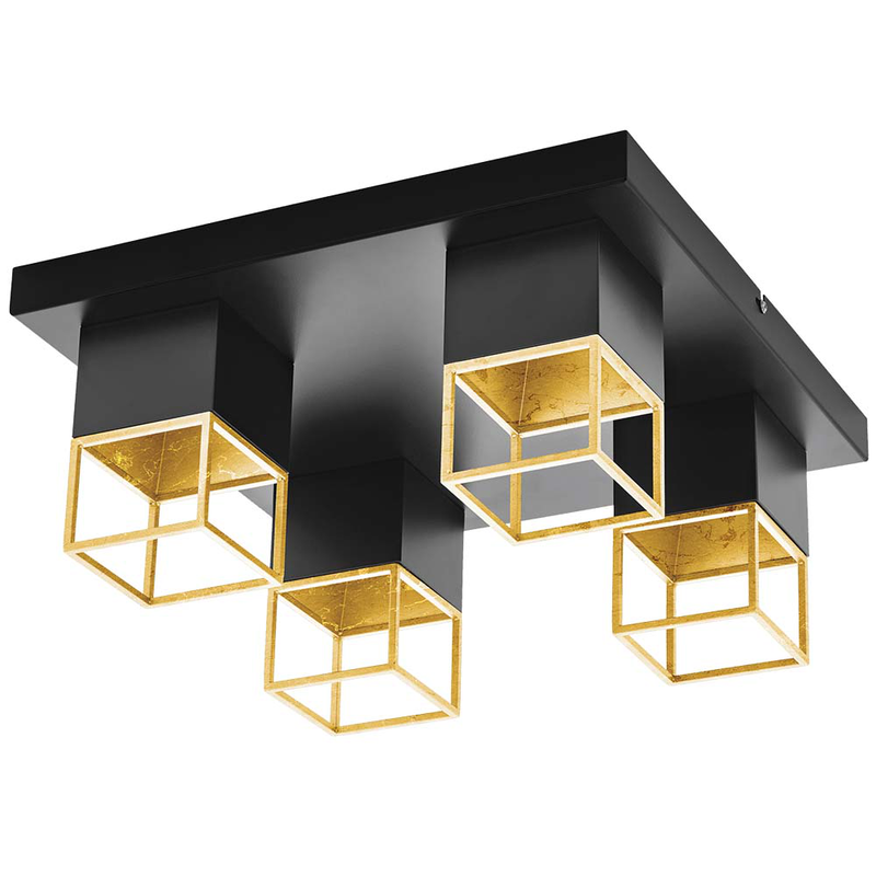 Eglo 'montebaldo' ceiling light 4xgu10 3000k 380mm, , medium-null
