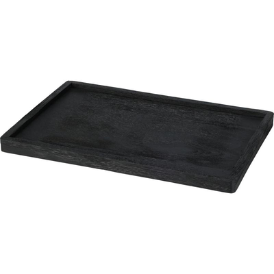 Mango wood tray 30cm - black