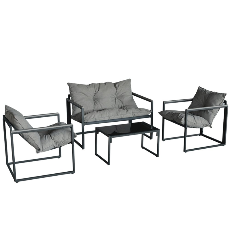 Product image: Bormann elite bali σετ έπιπλο κήπου με 2 πολυθρόνες, καναπέ και τραπεζάκι, , medium-null