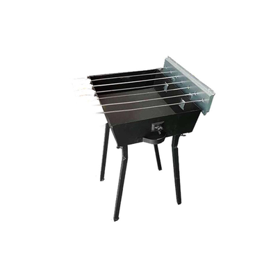 Charcoal bbq black + legs + 7 skewers small 40cm,  Charcoal bbq black + legs + 7 skewers small 40cm, , medium