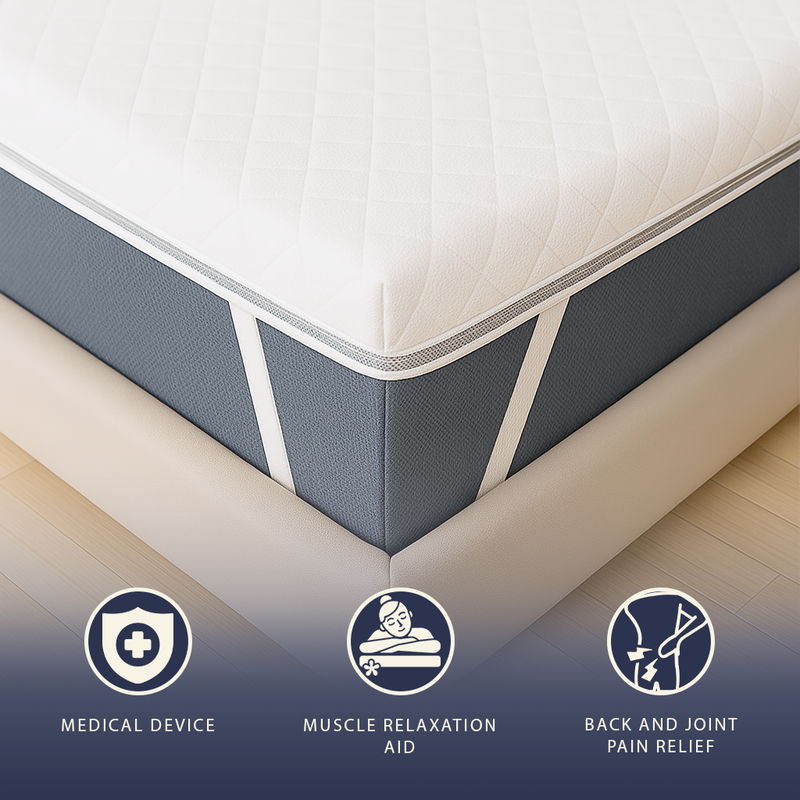 Double topper 160x190 | memory foam 9 zones | 5 cm | removable cover | made in italy-null