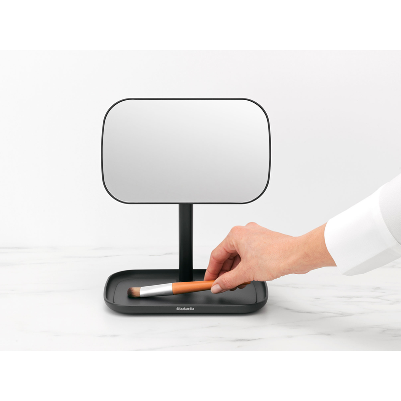 Brabantia μεγεθυντικος καθρεφτης σκουρο γκρι, , medium-null
