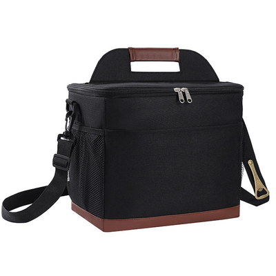 Ισοθερμική τσάντα φαγητού 16lt amber μαύρο am3008, Black, medium