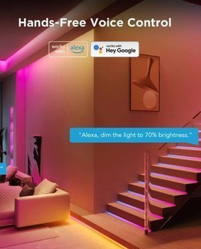 Govee led light strip rgbic smart Wi-Fi & bt w/protective coating 5m (matter), , medium-null