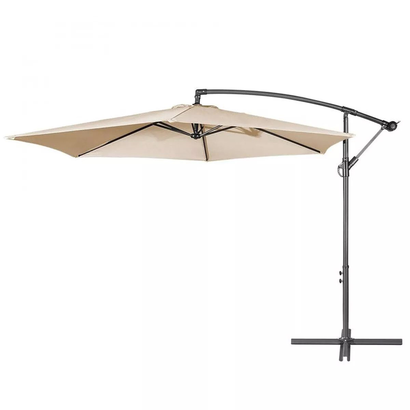 Hanging garden parasol sunshade 3m, , medium-null
