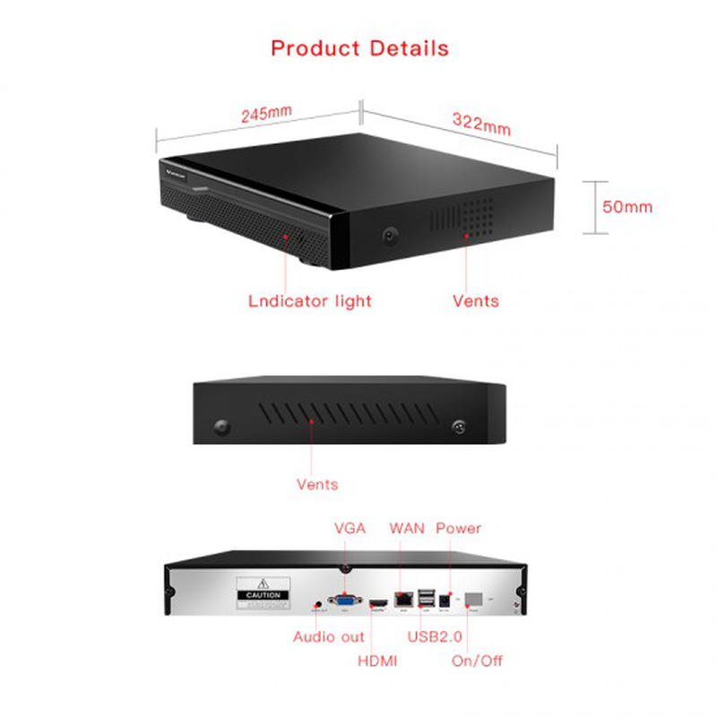 Vstarcam 16 channel network video recorder, , medium-null