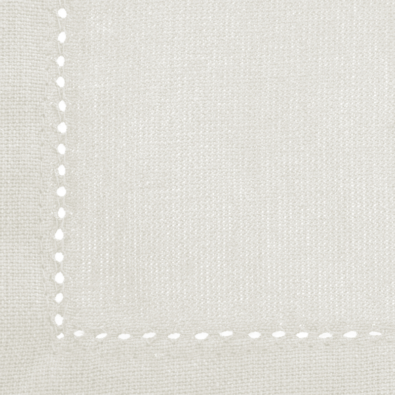 Atmosphera napkin chambray 4pcs - white, , medium-null