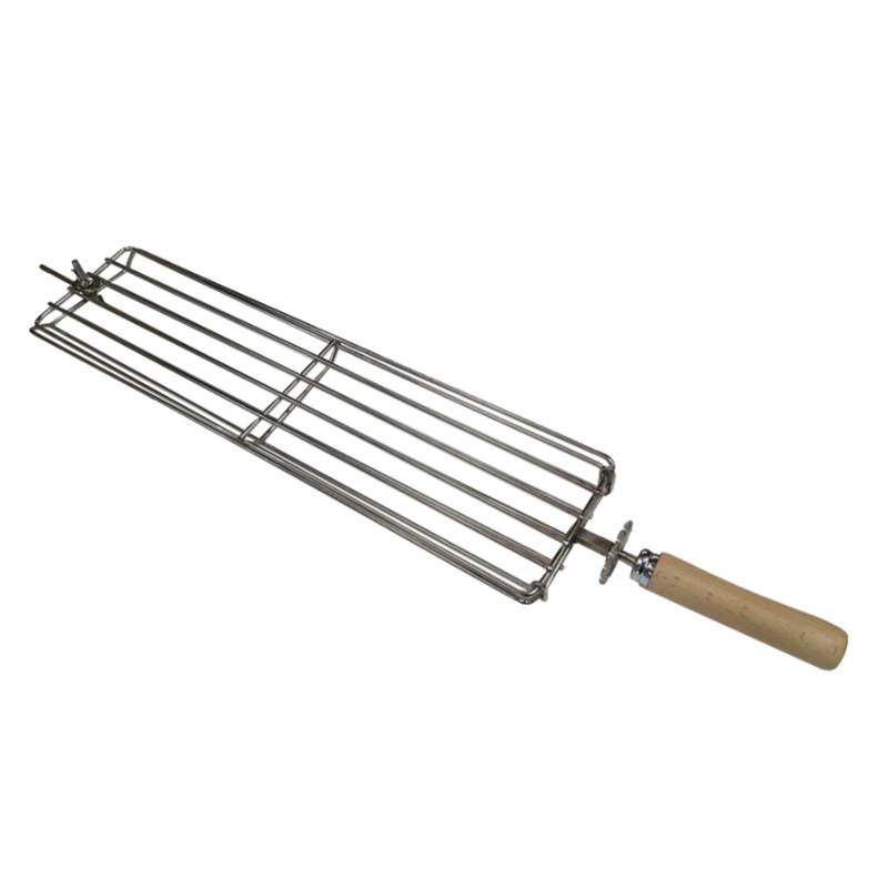 Rotating fish grill for bbq 40cm, , medium-null