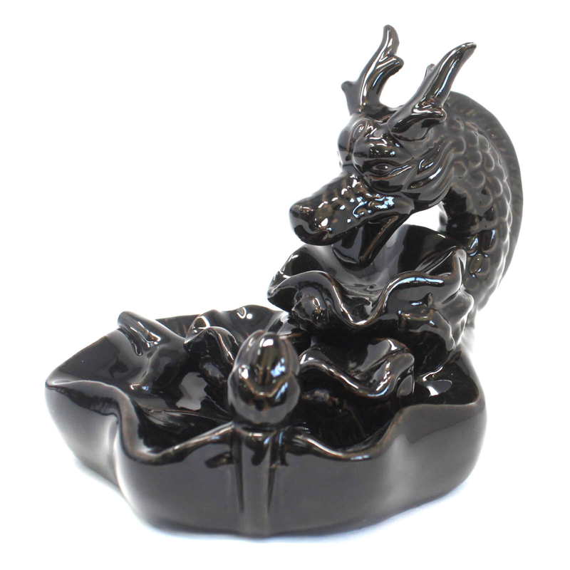 Backflow incense burner large dragon pool, , medium-null