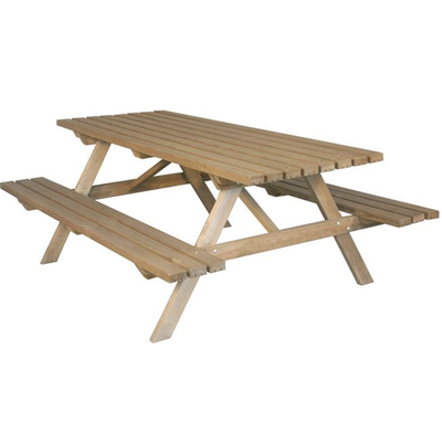Cerland picnic table 6 places 200x150x73cm pine, , medium
