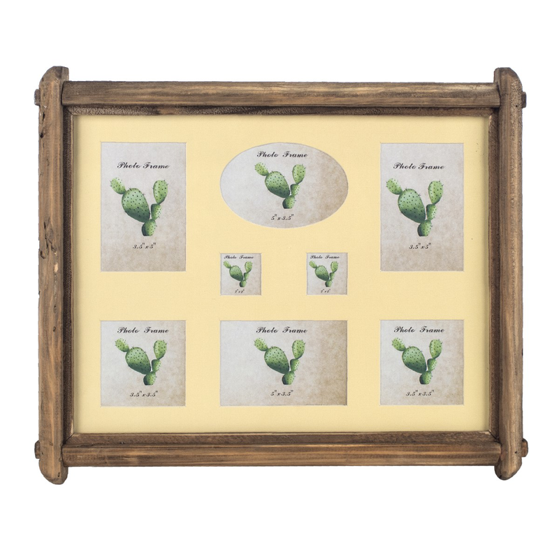 Wooden wall photoframe -8 photos, , medium image number null
