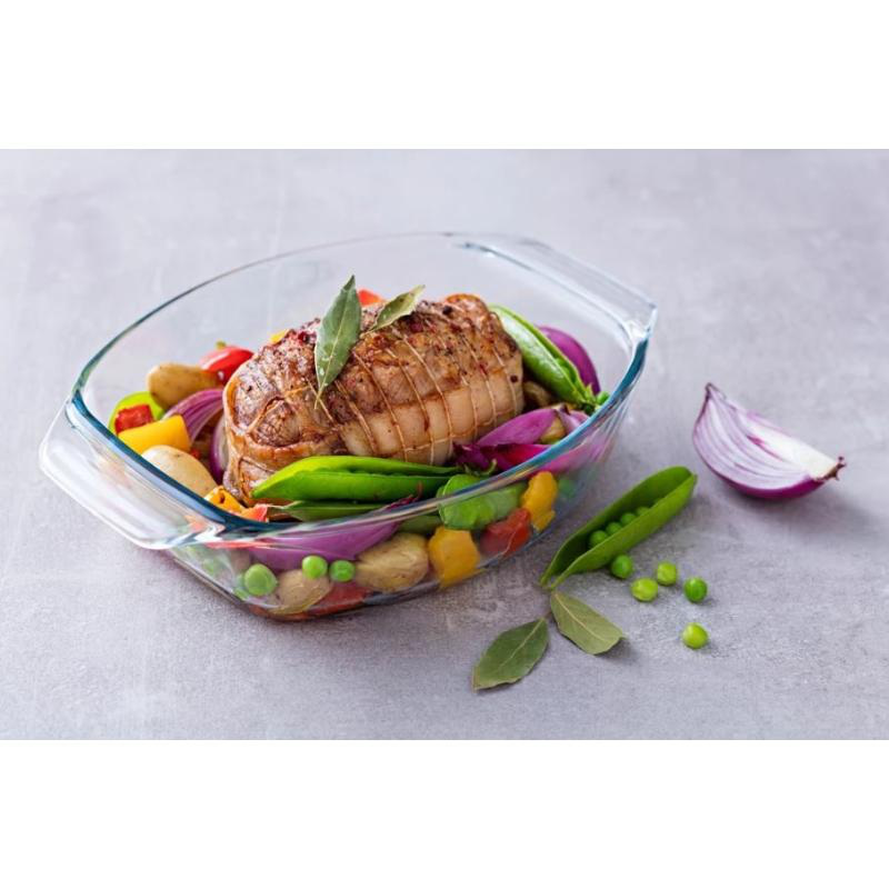 Pyrex 412b irresistible γυαλινο σκεύος φουρνου οβαλ 4l, , medium image number null