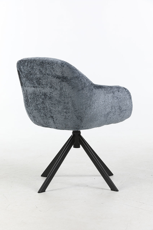 Chris dining chair - 360-degree comfort - blue, , medium-null