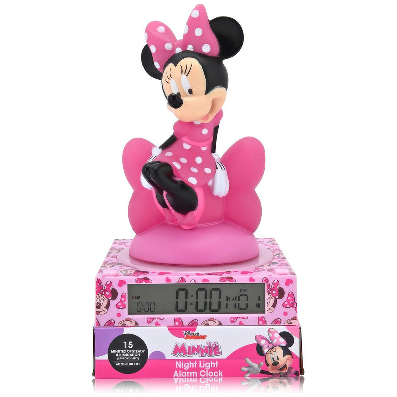 Disney minnie mouse 3d nightlight alarm clock, , medium image number null