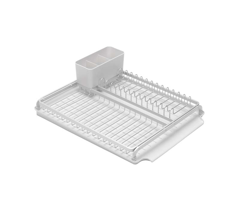 Brabantia dish drying rack aluminium light grey 38.6x49.2x14.2cm, , medium-null